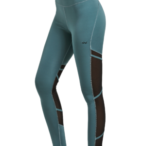 Mesh Tape Tights Dame - Grønn -