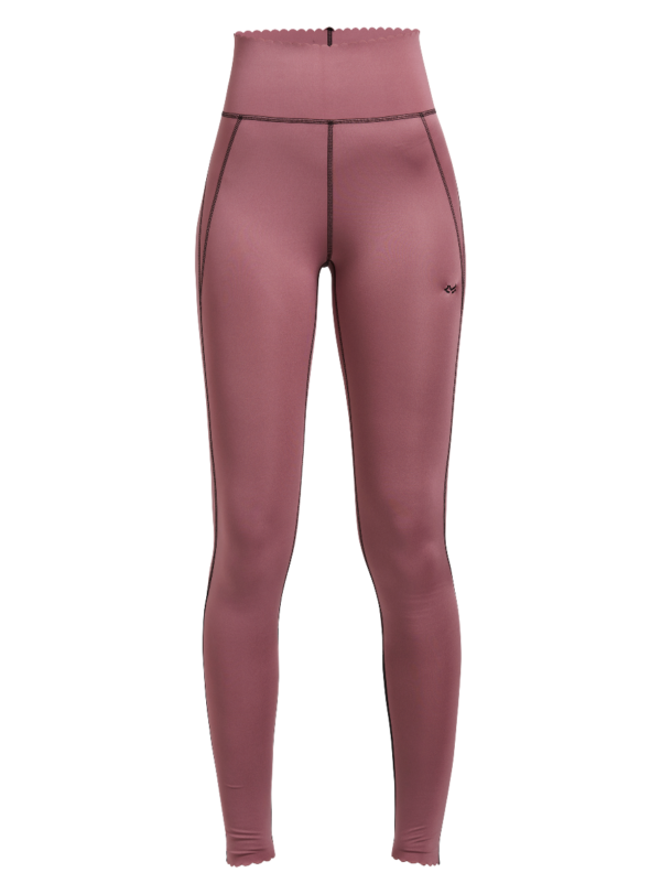 Laser Cut Tights Dame - Rosa -