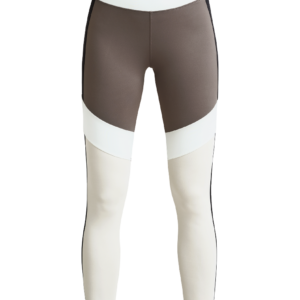Kay Blocked Tights Dame - Beige -