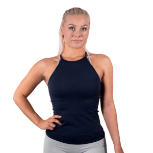 Performance Halter Singlet Dame - Blå -