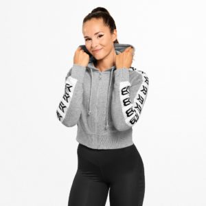 Vesey Cropped Genser Dame - Grå -