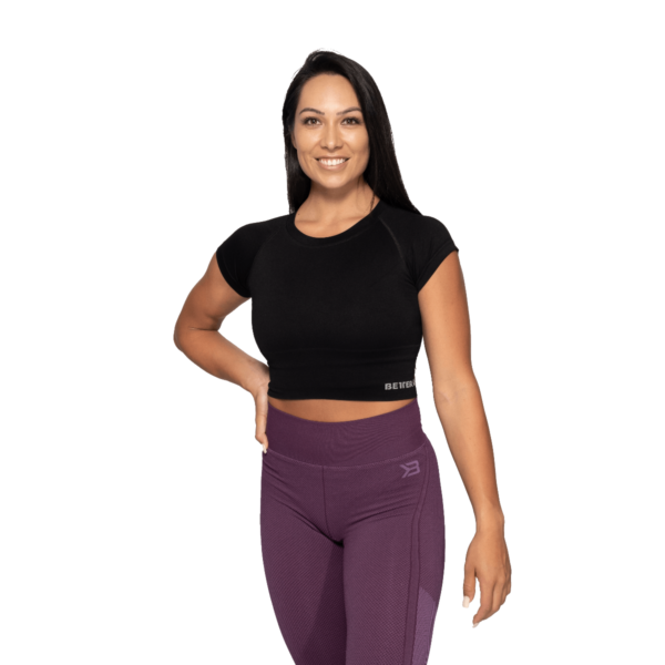 Astoria Seamless T-skjorte Dame - Sort -