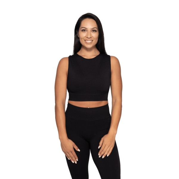 Roxy Seamless Sports-BH Dame - Sort -