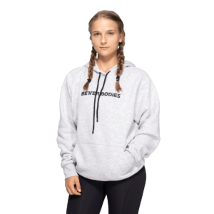 Logo Hoodie Genser Unisex - Grå -