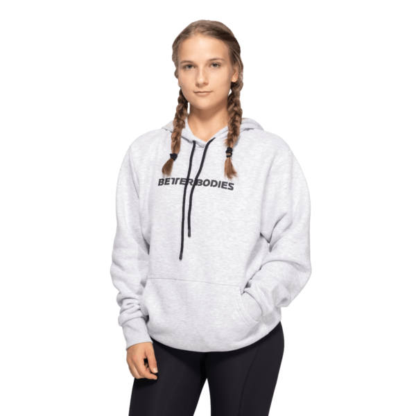 Logo Hoodie Genser Unisex - Grå -