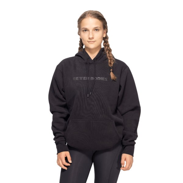 Logo Hoodie Genser Unisex - Sort -