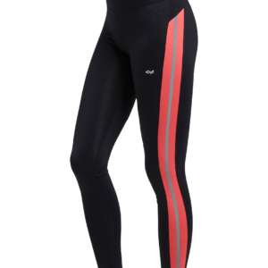 Shape Stripe Tights Dame - Orange -