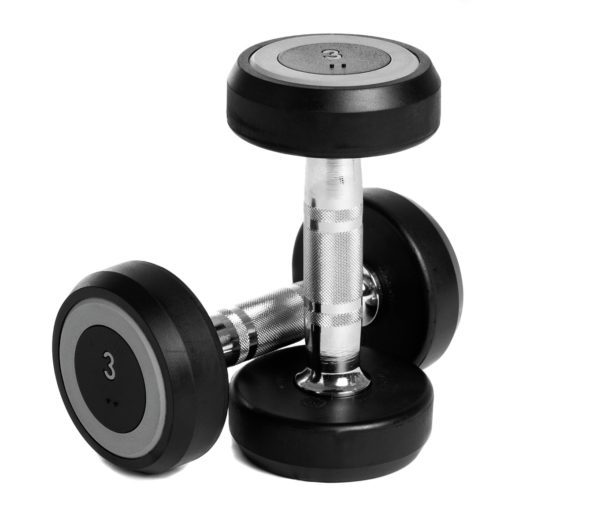 RubberDumbbells 2X3kg