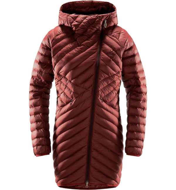 Dala Mimic Parka Jakke Dame - Rød -