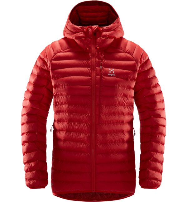 Essens Mimic Hood Jakke Dame - Rød -