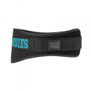 Womens Gym Belt - Black / Aqua - L