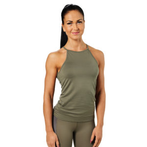 Performance Halter Singlet Dame - Grønn - L
