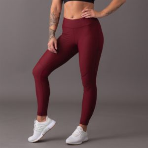 ICIW Shape Tights - Burgundy - XS
