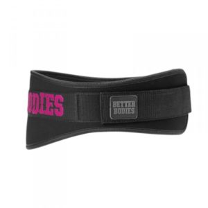 Womens Gym Belt - Black / Pink - M