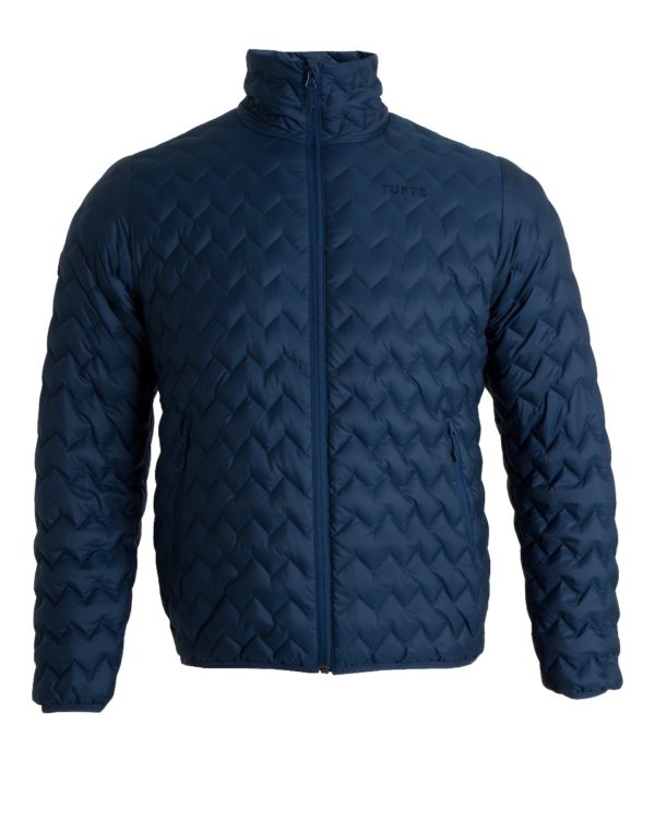 Mens Down Light Jacket - Dress Blues / Insig -