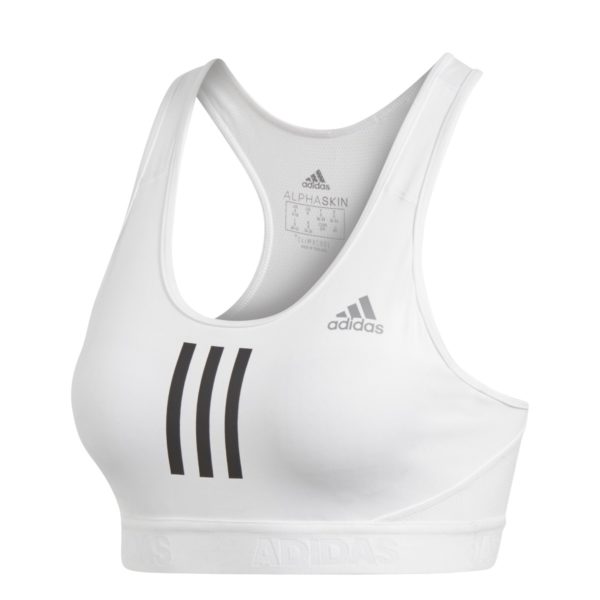 Ask 3 Striped Bra - Hvit -