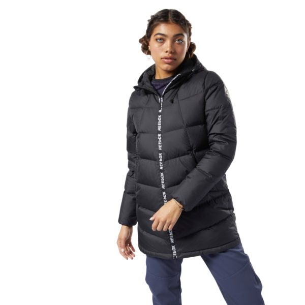 Outdoor Mid Weight Down Jakke Dame - Sort -