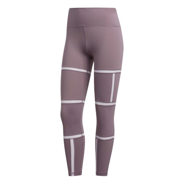 Believe This Geo Mesh Long Tights Dame - Lilla -