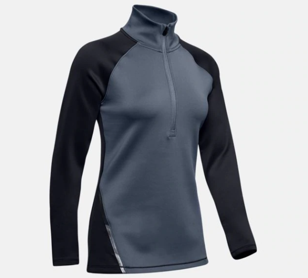 ColdGear Armour Half Zip Color Block Genser - Blå -