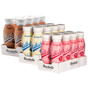 Pakke - Barebells Proteinmilkshake 330 ml x 24 (3 brett)