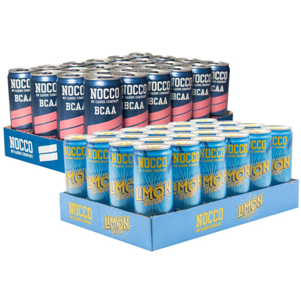 Pakke - NOCCO BCAA / FOCUS 330 ml x 48 (2 brett)