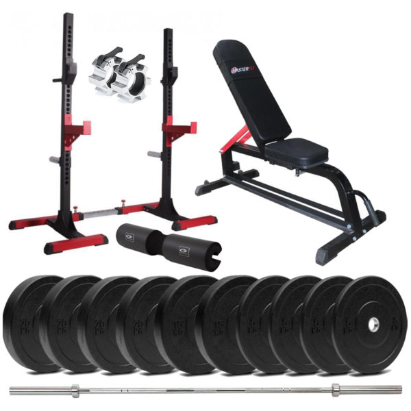 Squat Rack Styrkepakke 150 kg