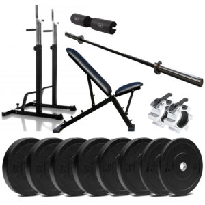 Squat Rack Styrkepakke 120 kg