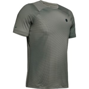 HeatGear Rush Fitted Printed T-skjorte Herre - Grø -