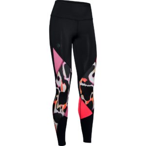 Rush Print Color Block Tights Dame - Sort -