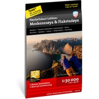 Høyfjellskart Lofoten: Moskenesøya & Flakstadøya