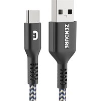 SuperCord Kevlar USB-A to USB-C Cable 2m