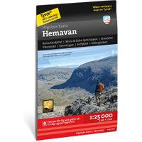 Högalpin karta Hemavan 1:25.000