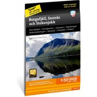 Borgafjäll, Saxnäs och Stekenjokk 1:50.000