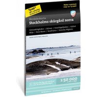 Skridskokarta Stockholms skärgård - norra 1:50.000