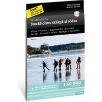 Skridskokarta Stockholms skärgård - södra 1:50.000