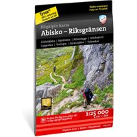 Högalpin Karta Abisko & Riksgränsen