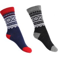 Kids Thin Wool Socks 2-pack